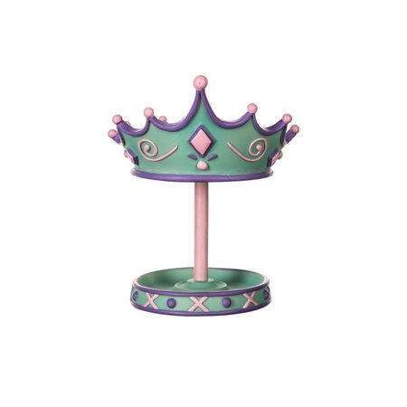 DESIGNED TO FURNISH Princess Camryns Crown Toothbrush Holder, Multi Color DE2527433